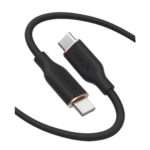 Anker 322 USB-C To USB-C Cable 3ft 60W Nylon Braided Cable Safe charging multicolour