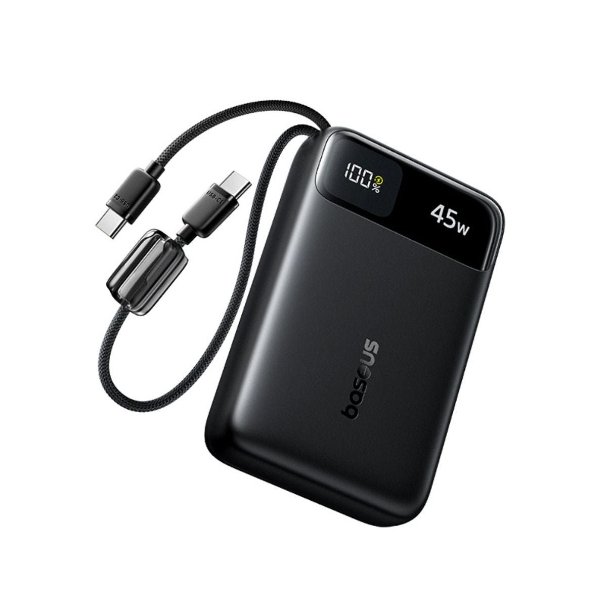 Baseus_EnerFill_FC11_Power_Bank_with_Dual_Built_in__Cables_20000mAh_45W_Black_1_1200x.jpg Baseus Enerfill 20000mAh Black - Image 1