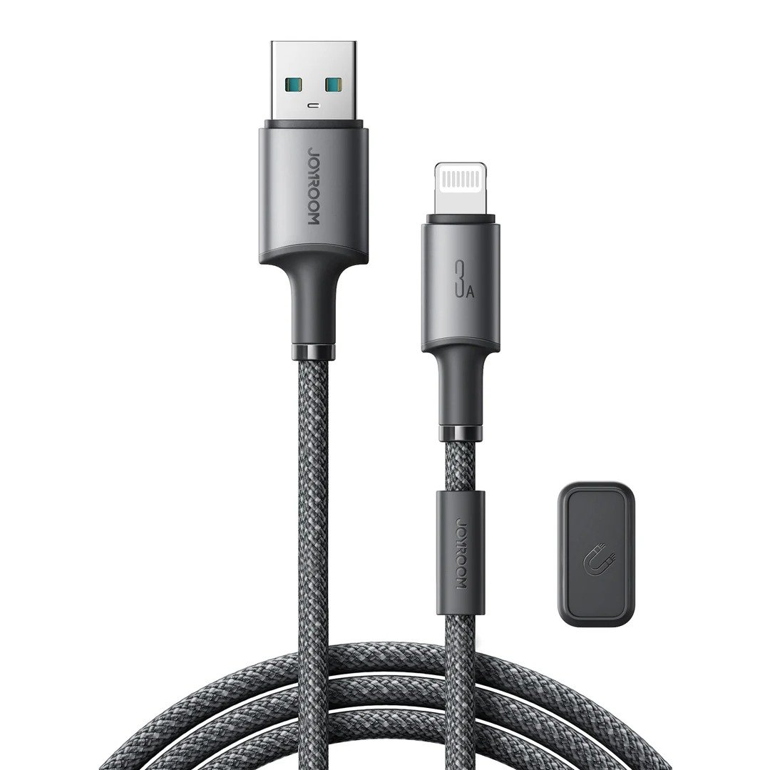 imgi_13_A-L_1080x S-A50 Type-C to Type-C 60W/Type-C to Lightning 30W/Lightning 3A/Type-C 3A Cable 1.2m Gray - Image 1