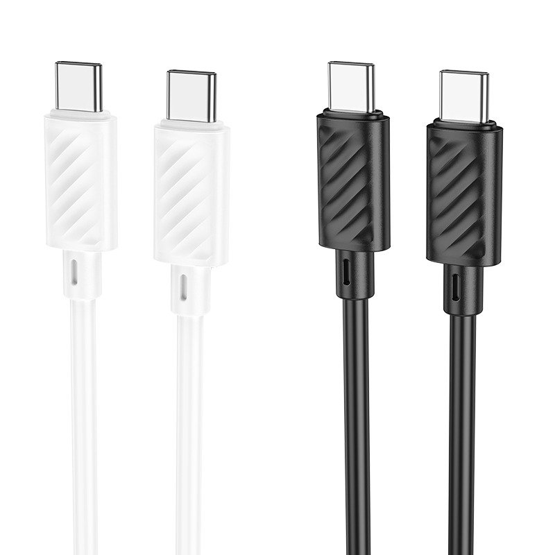 imgi_58_1eb3845a4c114cd580e839bef81b9eaf Hoco X88 Gratified 60W PD Fast Charging Data Cable for Type C to Type C - Image 1