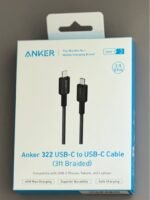 Anker 322 USB-C To USB-C Cable 3ft 60W Nylon Braided Cable Safe charging multicolour - Image 3