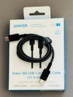 Anker 322 USB-C To USB-C Cable 3ft 60W Nylon Braided Cable Safe charging multicolour - Image 4