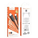 Hoco X88 Gratified 60W PD Fast Charging Data Cable for Type C to Type C - Image 7