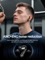 HOCO EQ27 AI ANC+ENC TWS Earbuds Smart AI Translation Bluetooth Earphones with App Support - Image 8