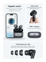 HOCO EQ27 AI ANC+ENC TWS Earbuds Smart AI Translation Bluetooth Earphones with App Support - Image 11